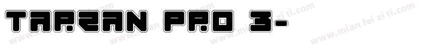 Tarzan pro 3字体转换